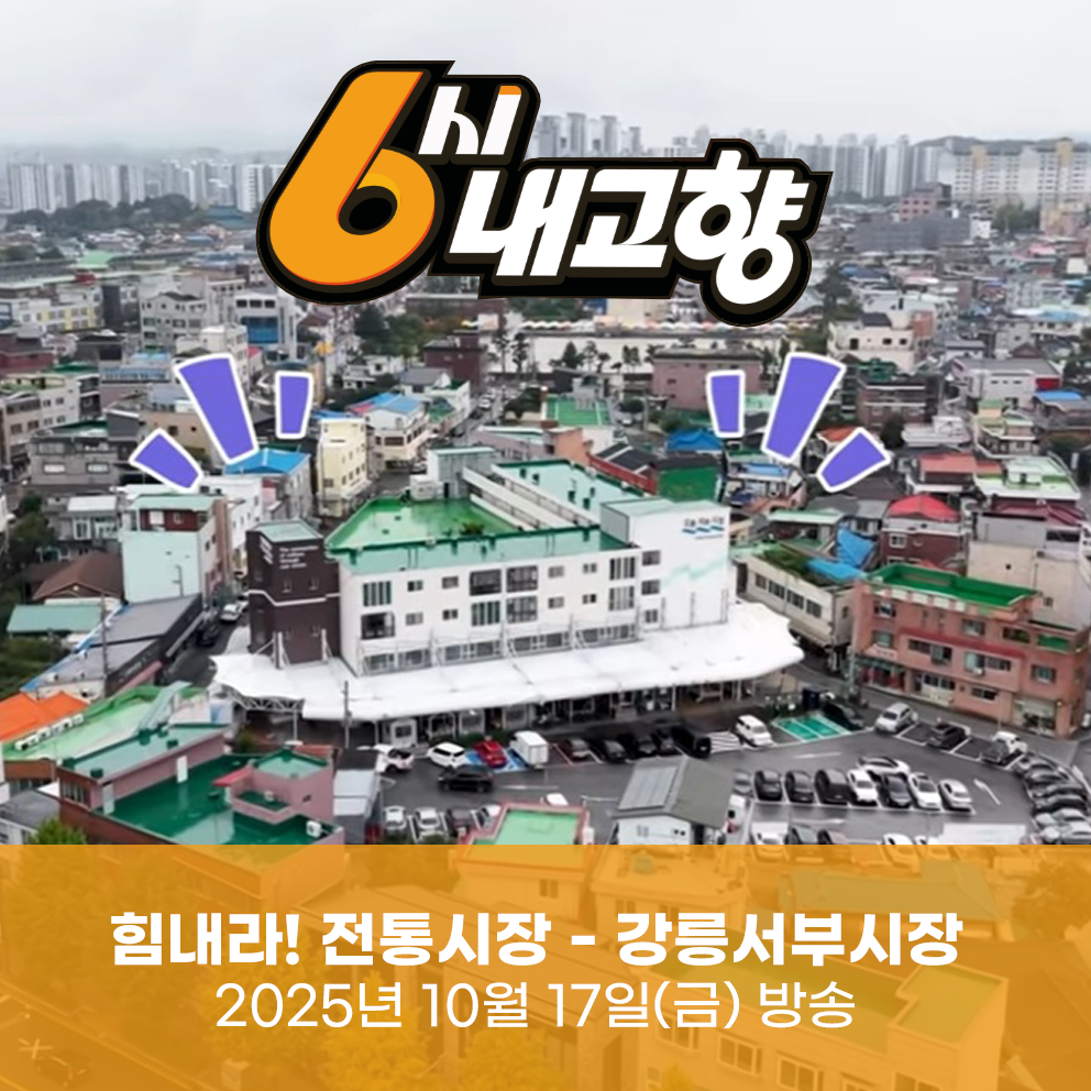 6시 내고향 방영 안내